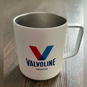 Stainless steel brand new Vavoline oil coffee mug.